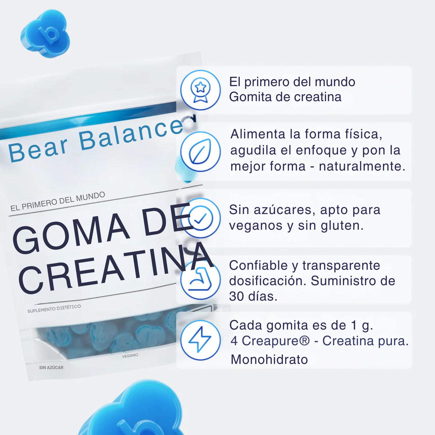 GOMITAS DE CREATINA